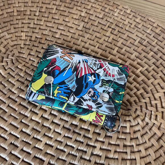 Marvel Comics Captain America Trifold Wallet Faux Leather - Picture 1 of 6
